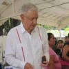 AMLO reaparece para votar en histórica elección judicial: “Es un día inédito para la democracia”