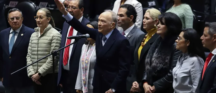 Alejandro Gertz Manero rinde protesta ante la Comisión Permanente