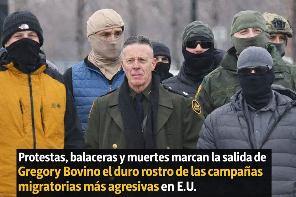 Gregory Bovino se convirtió en el rostro de las redadas migratorias más agresivas de EU y fue retirado de Minneapolis tras protestas y muertes.