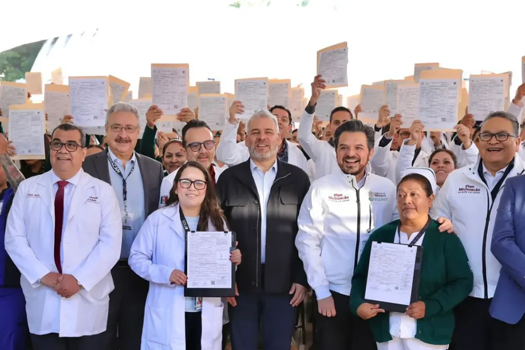 Infraestructura médica del IMSS en Lázaro Cárdenas, Michoacán, como parte de una inversión histórica en servicios de salud.