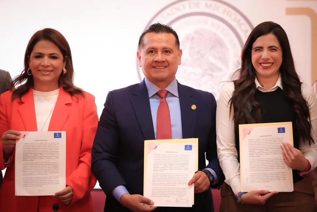 En el Congreso de Michoacán, la FGE presentó una reforma para sancionar daños patrimoniales cometidos mediante tecnologías e IA, con respaldo de Cinépolis y CANACINE.