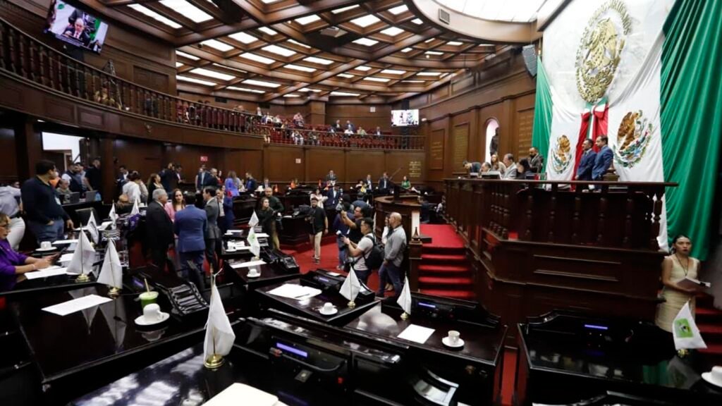 Pleno congreso de michoacan