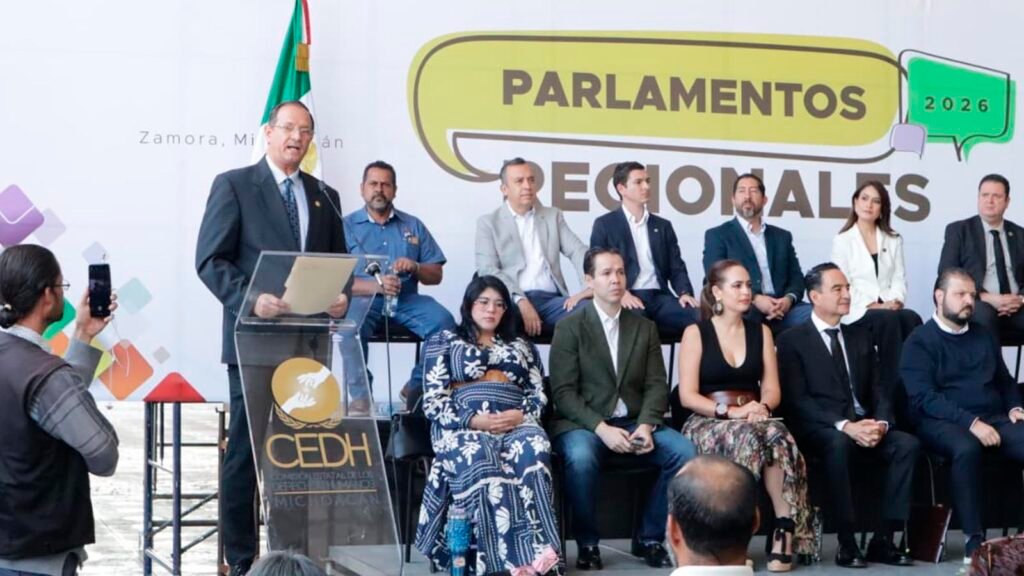 David Martínez Gowman en Parlamento Regional de Derechos Humanos en Zamora