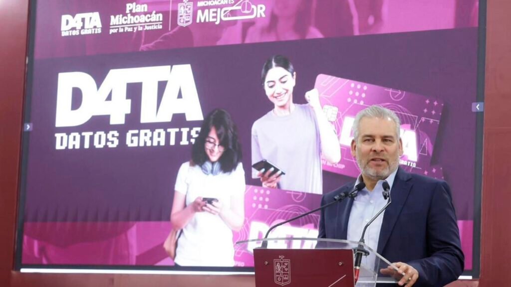 Alfredo Ramírez Bedolla anuncia ampliación del Programa Data en Michoacán