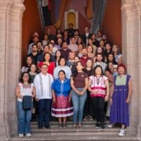 Claudia Curiel de Icaza durante evento cultural