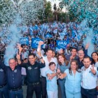 Alfonso Martínez en evento del PAN en Morelia