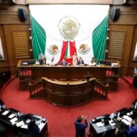 Sesión del Congreso de Michoacán donde se aprobó la reforma