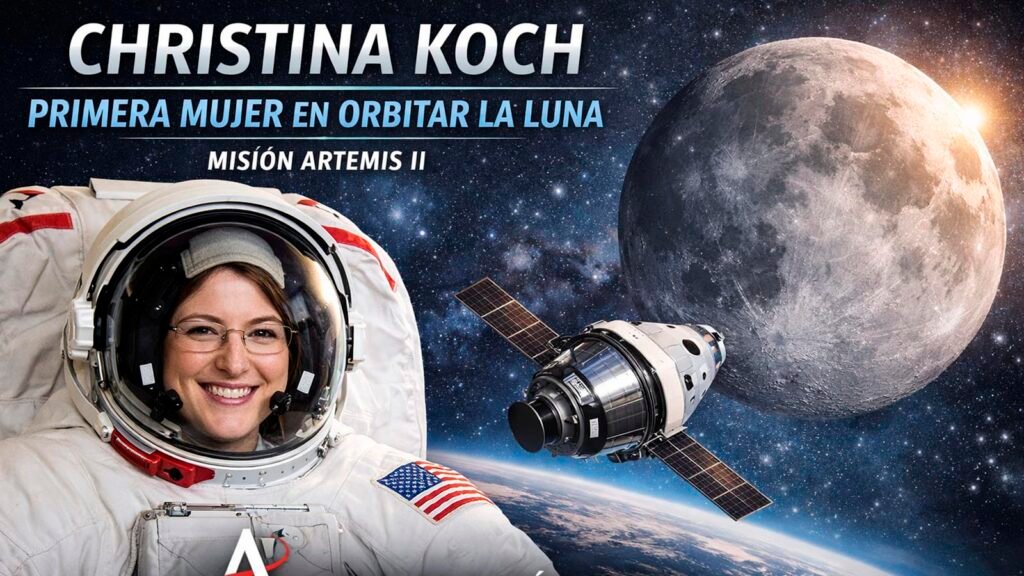 Christina Koch astronauta de la NASA seleccionada para Artemis II