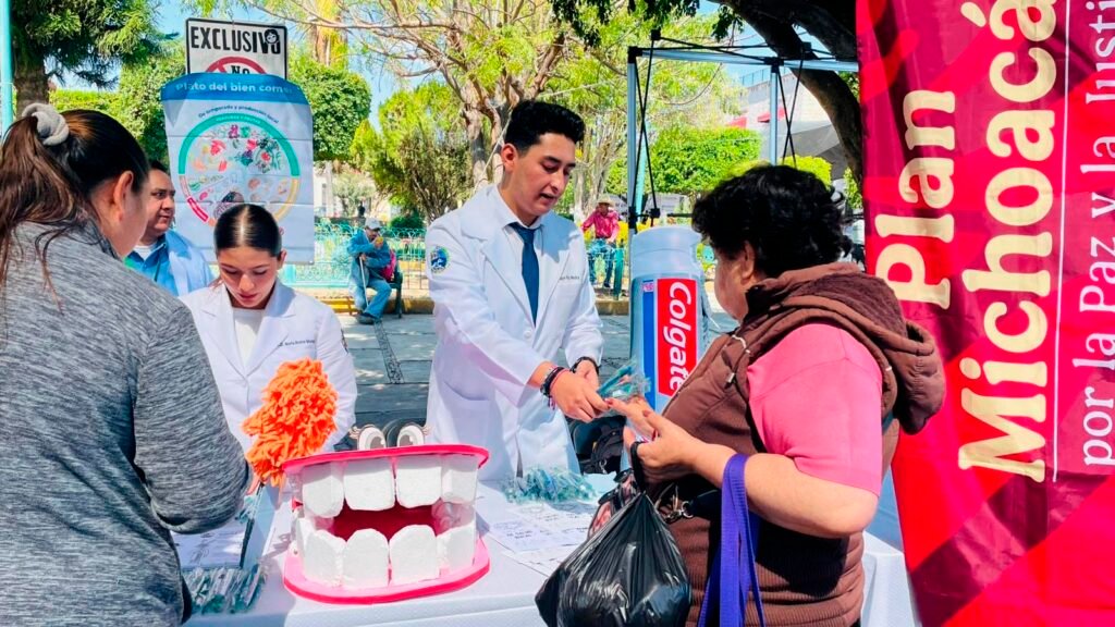 Feria del Bienestar en Tarímbaro módulos de atención