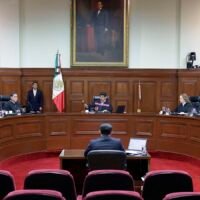 Ministros de la Suprema Corte en sesión del Pleno