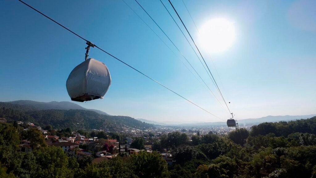 Teleférico de Uruapan recorrido y estaciones