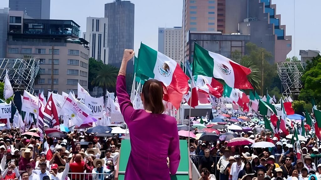 La presidenta Claudia Sheinbaum presentó un balance de resultados de su administración y convocó a defender la soberanía nacional durante un acto masivo en Ciudad de México.