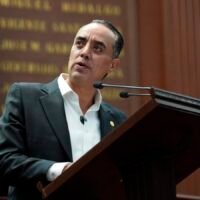 Juan Pablo Celis ante el pleno del Congreso