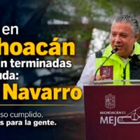 Luis Navarro habla sobre obras públicas y finanzas en Michoacán