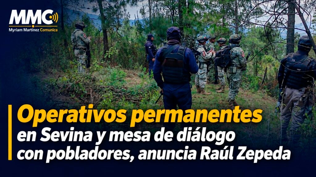 Raúl Zepeda informó que continuarán los operativos permanentes en Sevina y que este lunes se instalará una mesa de diálogo con habitantes.