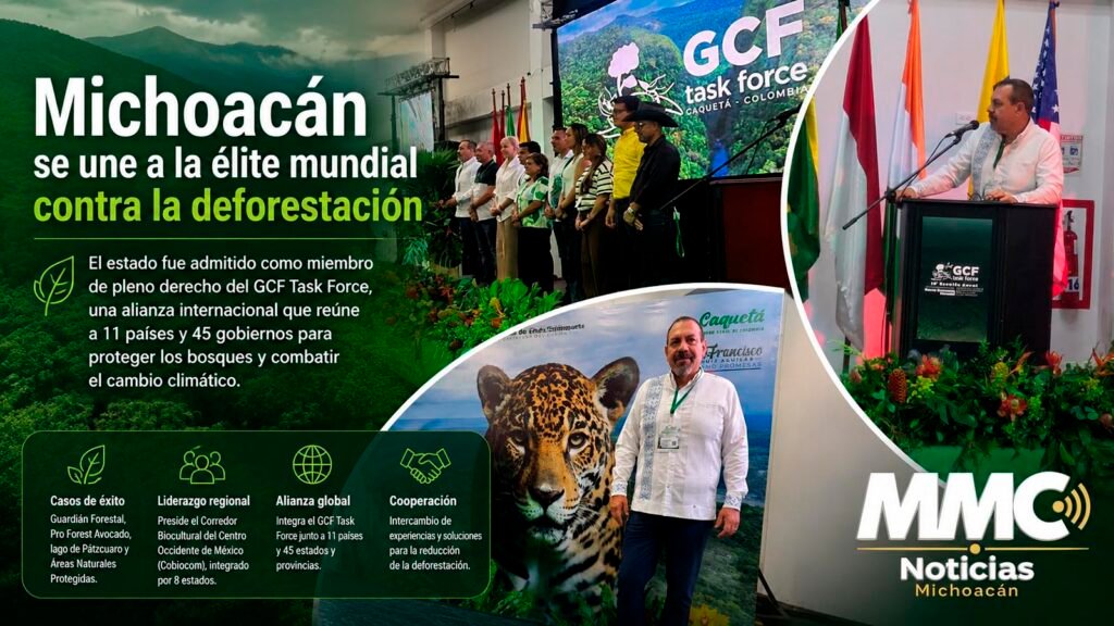 Alejandro Méndez López anuncia ingreso de Michoacán al GCF Task Force