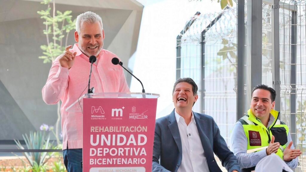 Alfredo Ramírez Bedolla inaugura rehabilitación del Complejo Bicentenario en Morelia