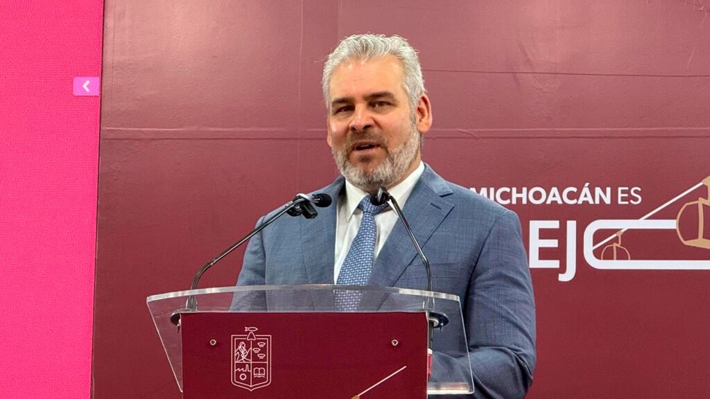 Alfredo Ramírez Bedolla en rueda de prensa sobre caso Sinaloa