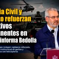 Alfredo Ramírez Bedolla informa sobre operativos permanentes de seguridad en Sevina