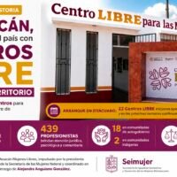Centro LIBRE en Michoacán para atención integral de mujeres