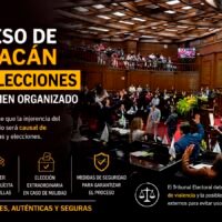 Congreso de Michoacán aprueba reforma para anular elecciones por crimen organizado