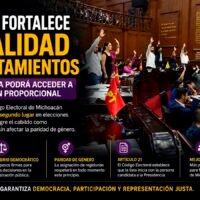 Congreso de Michoacán aprueba reforma para fortalecer pluralidad en ayuntamientos
