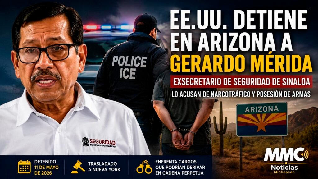 Gerardo Mérida, exsecretario de Seguridad de Sinaloa detenido en Estados Unidos