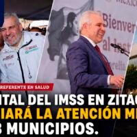 representación del nuevo hospital del IMSS en Zitácuaro, Michoacán