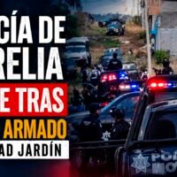 Operativo de seguridad en la colonia Ciudad Jardín tras ataque a policía en Morelia