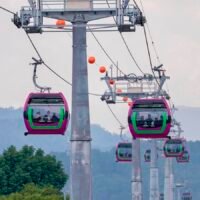 Teleférico de Uruapan con vista panorámica de la ciudad