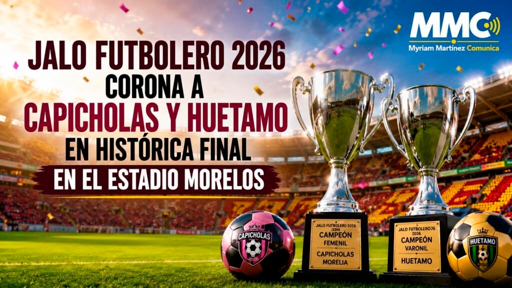 El Jalo Futbolero 2026 reunió a más de 2 mil jóvenes de 35 municipios. Capicholas de Morelia y Huetamo se coronaron campeones estatales.