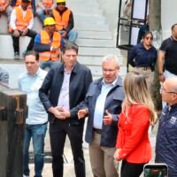 Alfredo Ramírez Bedolla y Alfonso Martínez durante el arranque de la construcción del nuevo Centro de Convenciones de Morelia.