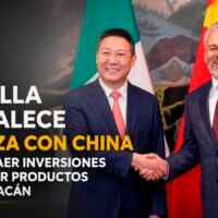 Alfredo Ramírez Bedolla y el embajador Chen Daojiang fortalecen la cooperación entre Michoacán y China.