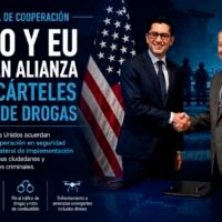 Representantes de México y Estados Unidos durante una reunión de coordinación en materia de seguridad.