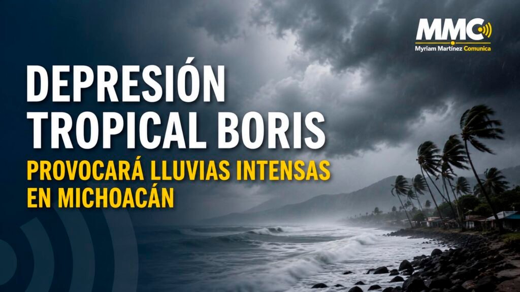 Lluvias ocasionadas por la depresión tropical Boris en la Costa Michoacana.