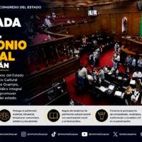 Diputadas y diputados de la 76 Legislatura aprobaron la Ley del Patrimonio Cultural del Estado de Michoacán.