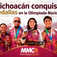 Medallistas de Michoacán que ganaron en la Olimpiada Nacional 2026.