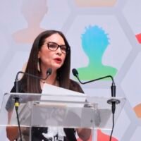 La diputada Nalleli Pedraza durante el foro sobre inclusión y derechos de personas con Trisomía 21.