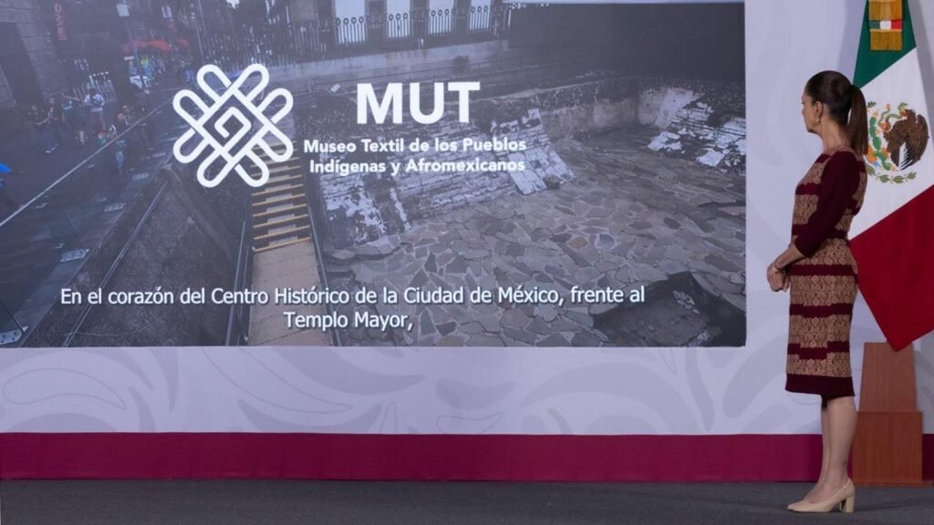 Inauguración del Museo Textil de los Pueblos Indígenas y Afromexicanos en el Centro Histórico.