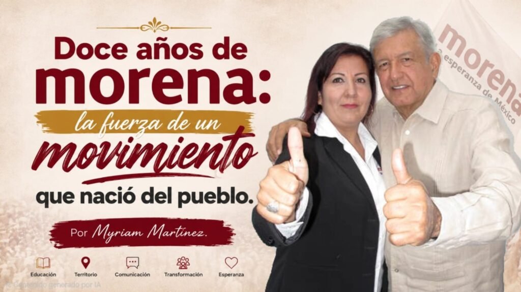 Amlo y Myriam Martínez Ramírez
