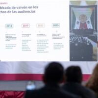 La presidenta Claudia Sheinbaum anuncia la consulta pública sobre los derechos de las audiencias.