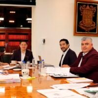 Sesión del Órgano de Administración Judicial del Poder Judicial de Michoacán.