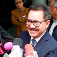 Ignacio Mier Velazco durante una entrevista sobre la revisión del T-MEC.