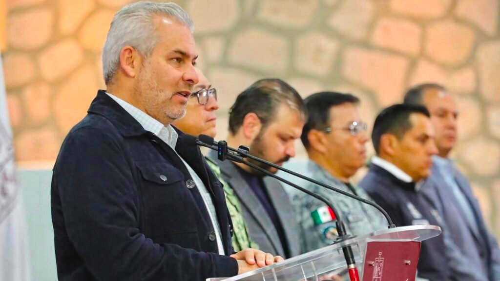 El gobernador Alfredo Ramírez Bedolla reconoció a la SSP y la FGE tras la captura en California de Rogelio 