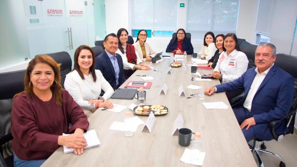La dirigencia nacional de Morena sostuvo una reunión con las siete personas que continúan en la siguiente etapa del proceso interno para la Coordinación Estatal en Michoacán.