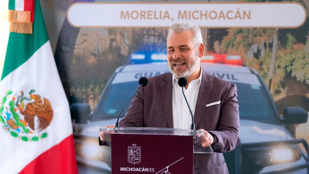 Alfredo Ramírez Bedolla informa sobre 950 detenidos como parte del Plan Michoacán por la Paz y la Justicia.