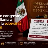 Comunicado de Morena firmado por coordinadores parlamentarios de los congresos locales.