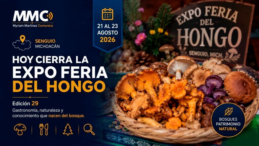 Expo Feria del Hongo de Senguio 2026 en Michoacán