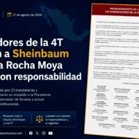 Rubén Rocha Moya retoma sus funciones como gobernador de Sinaloa