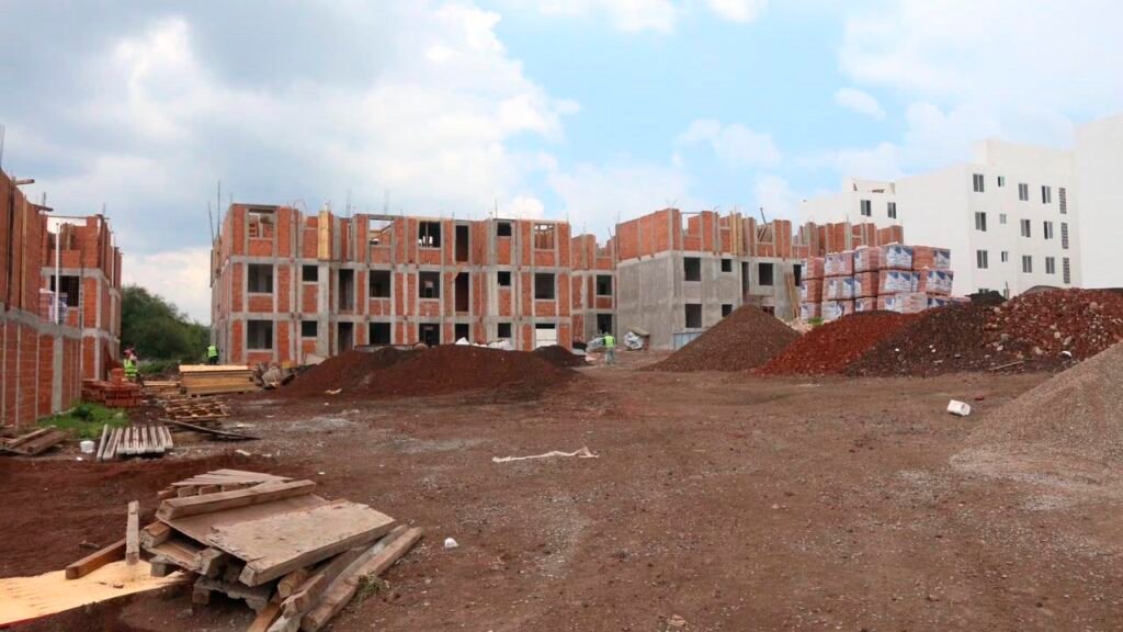 Viviendas del Bienestar proyectadas para familias de Tacámbaro, Michoacán.